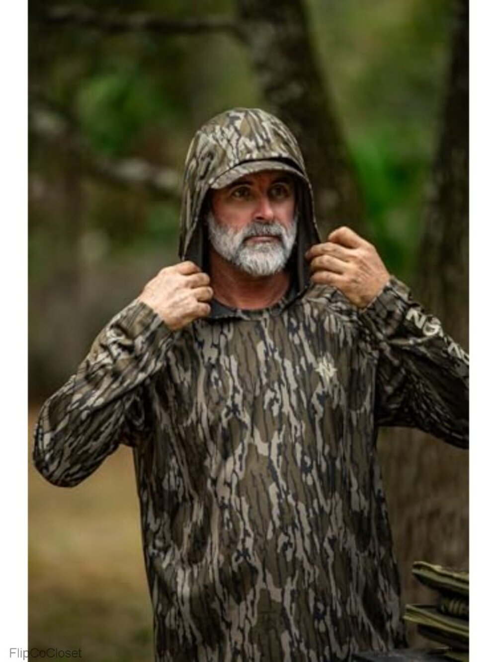 Performance Hunting Hoodie Long Sleeve UPF 50+ Lightweight Pullover Tee - Picture 5 of 6
